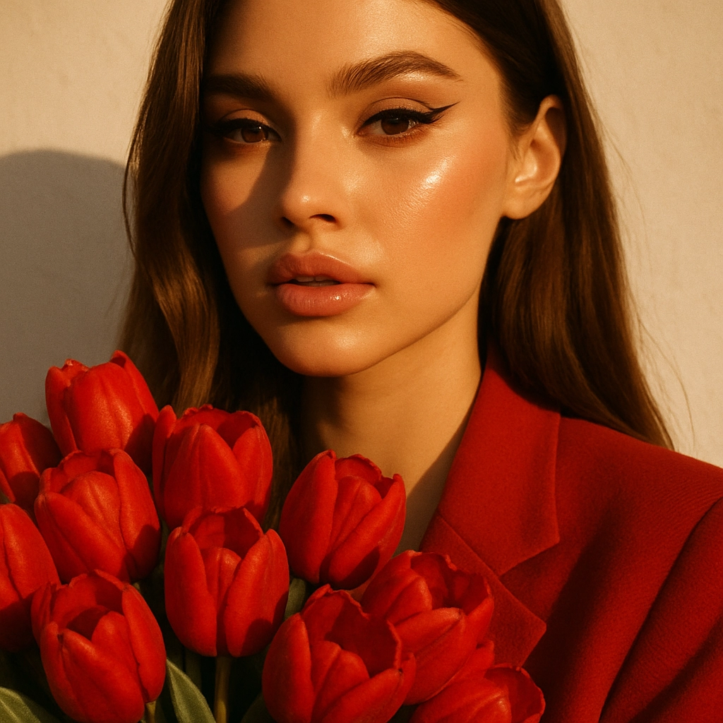 Ава с цветами