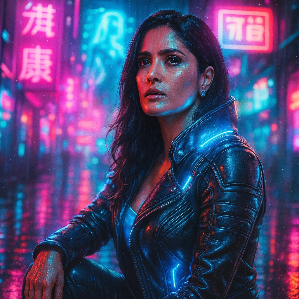 Обработка киберпанк